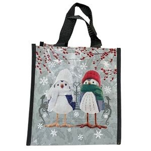 Lock & Lock Co Holiday Snow Birds Storage Tote Bag